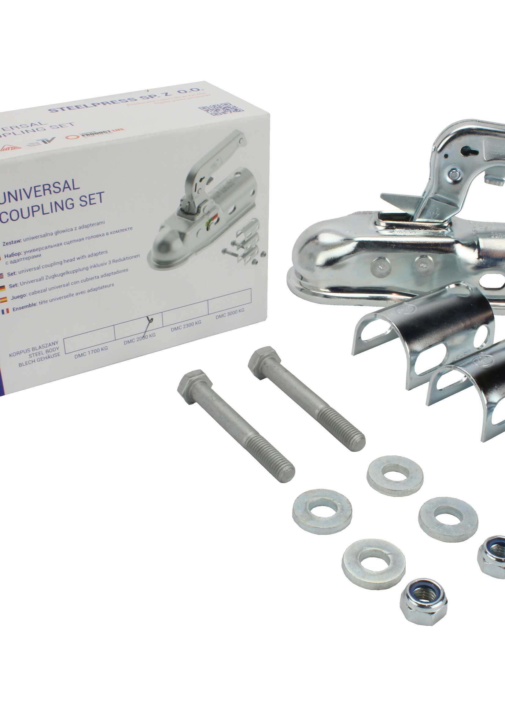 SPP  Koppeling 2000Kg - universeel - rond 35/40/45/50 - m12