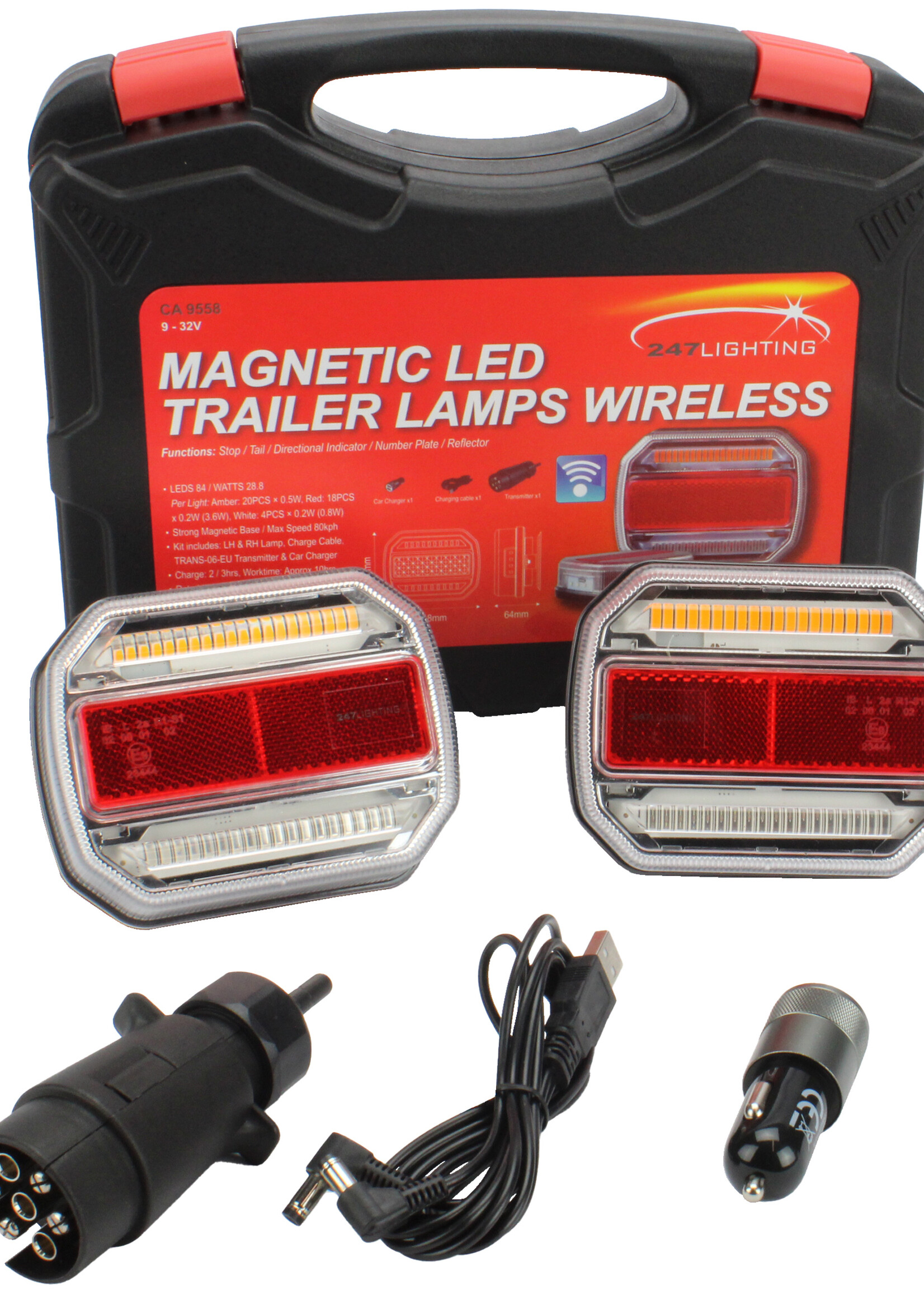247Lighting Verlichtingset draadloos led 12v en 24v
