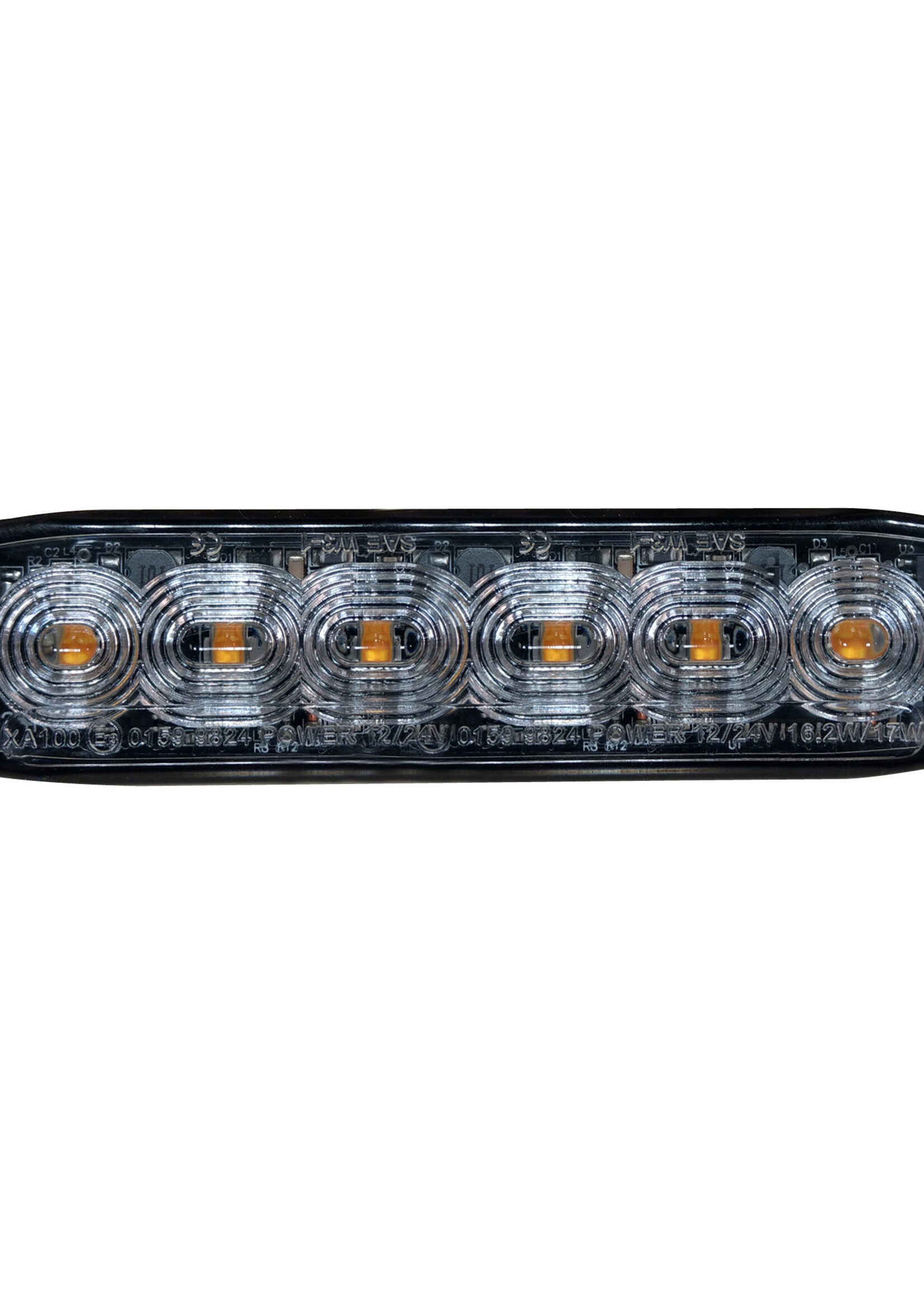 247Lighting LED | Oranje | Waarschuwslamp | richtingaanwijzer | inbouw | 131x30
