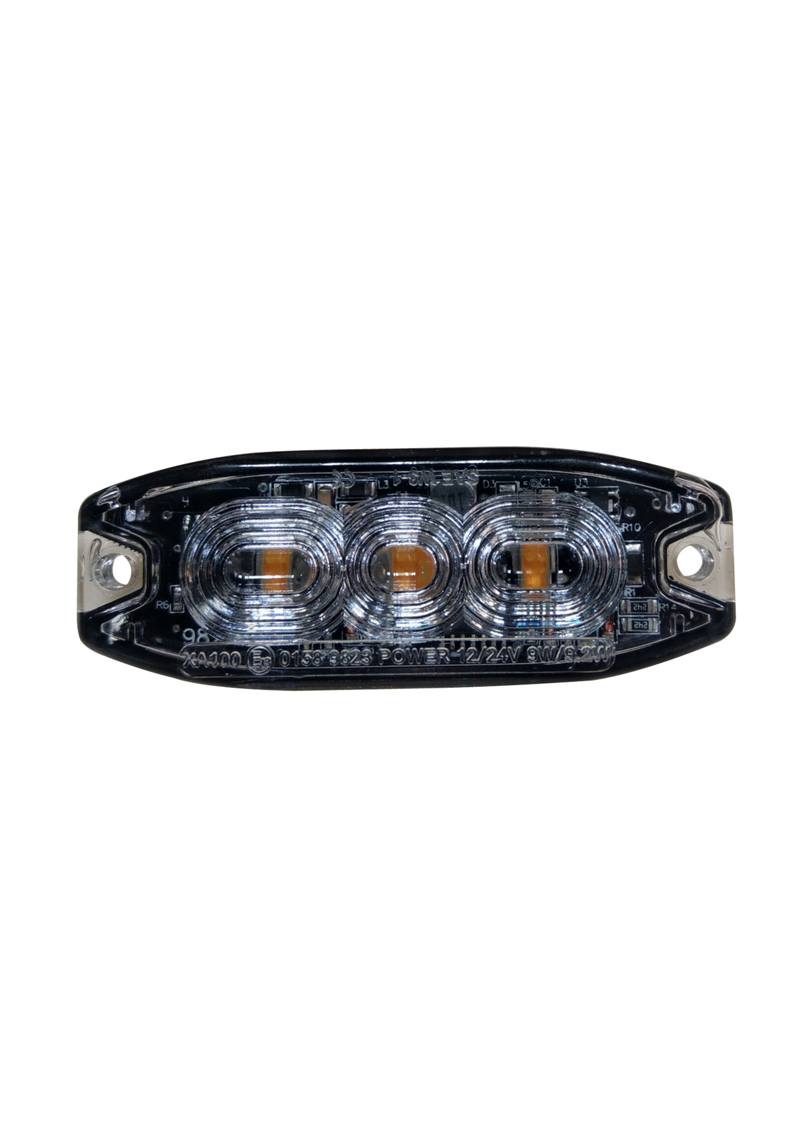 247Lighting LED | Oranje | Waarschuwslamp | richtingaanwijzer | inbouw | 83x30mm