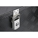 DTR Aluminium kist | zwart | 900x340x410 | uitsparing neuswiel DTR Aluminium kist | zwart | 900x340x410 | uitsparing neuswiel