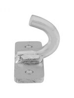 Touwhaak extra sterk 6 * 2,5 cm plaat 5mm haak 10mm