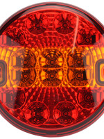 Achterlicht LED 140mm plat model 14 leds (inbouw)