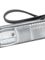 Breedtelicht LED wit kabel 0,75, 12/24V