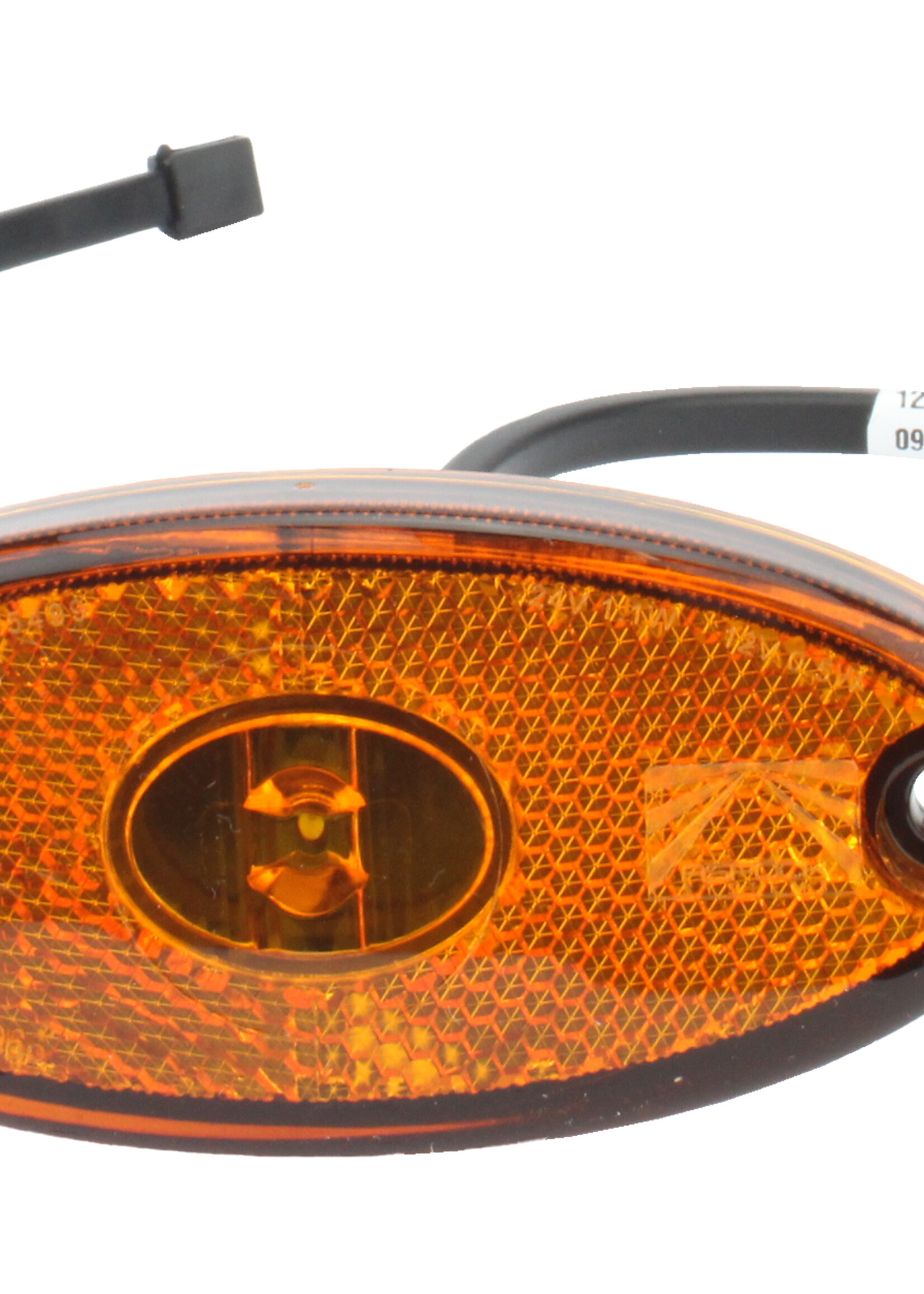 Aspöck Flatpoint II oranje DC 0,5m positie lamp LED