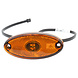 Aspöck Flatpoint II oranje DC 0,5m positie lamp LED Aspöck Flatpoint II oranje DC 0,5m positie lamp LED