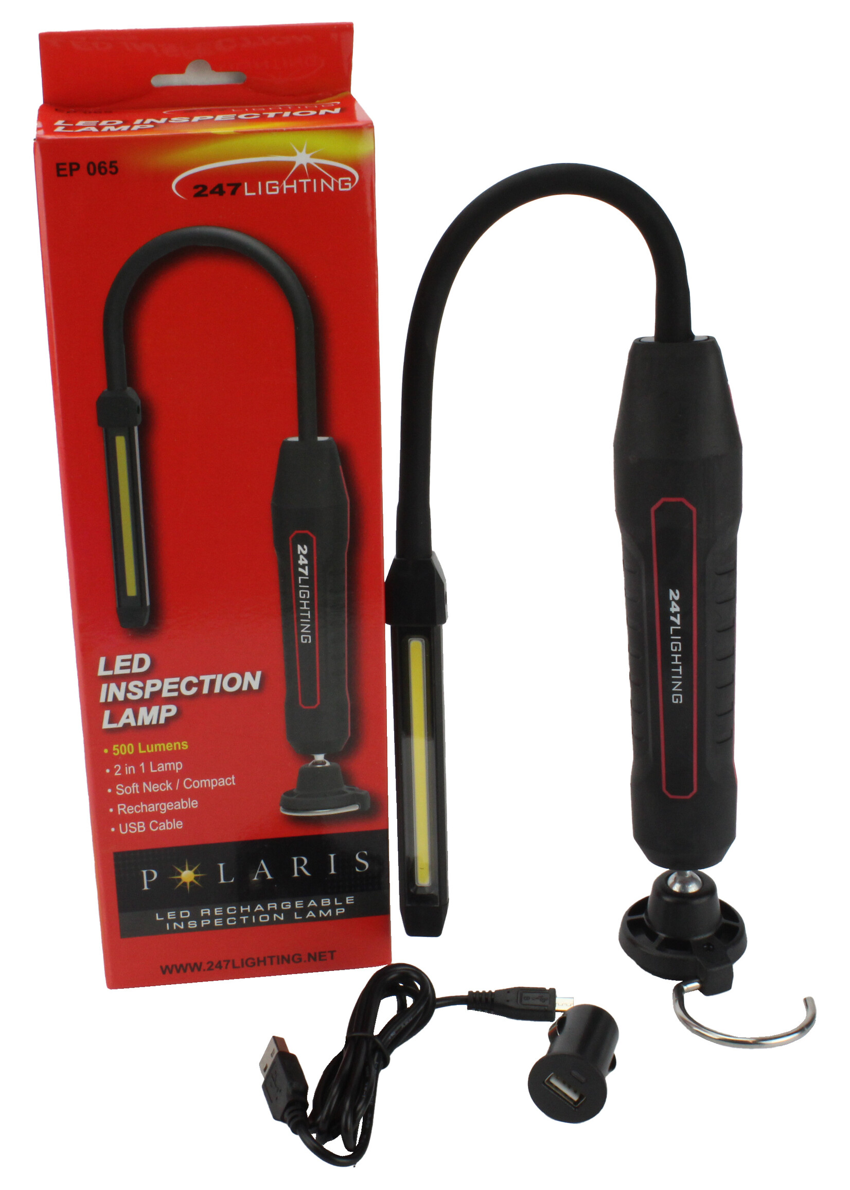 247Lighting LED Inspectielamp met Flexibele Hals en Krachtige Prestaties