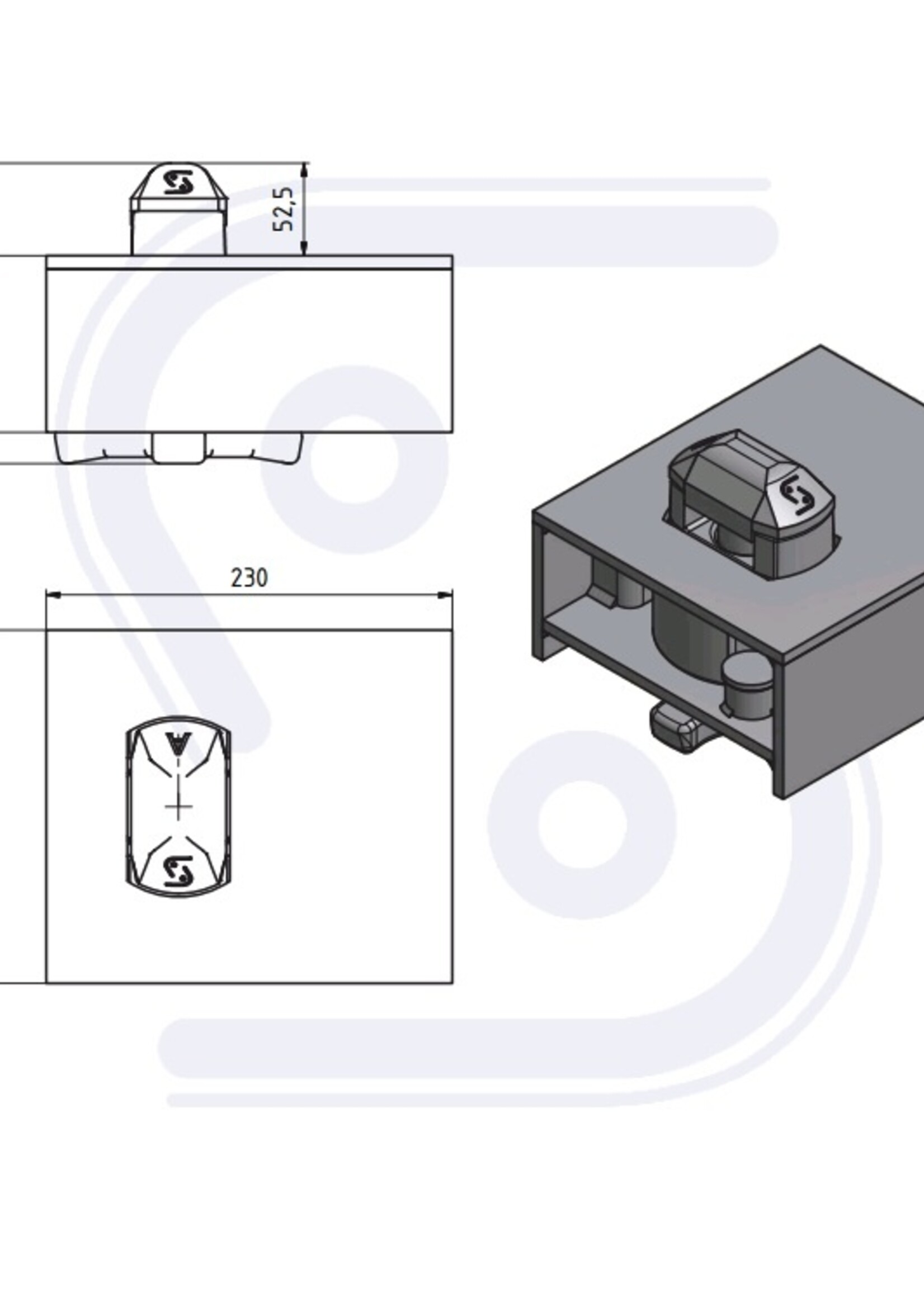 Schneider Twistlock R-316 VAP-R platform