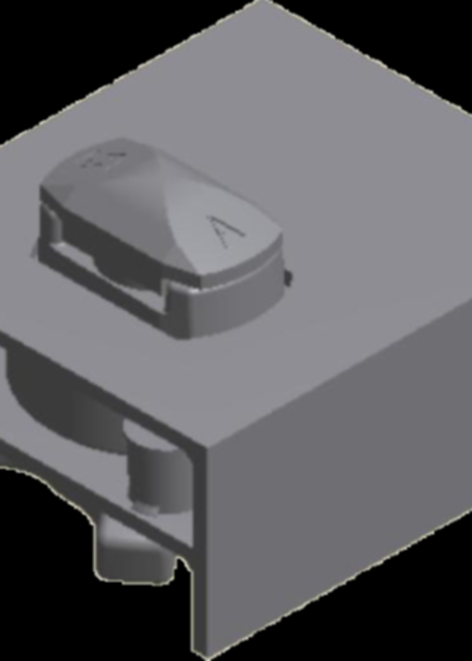 Schneider Twistlock R316 VAP platform met pen 52mm ongemonteerd