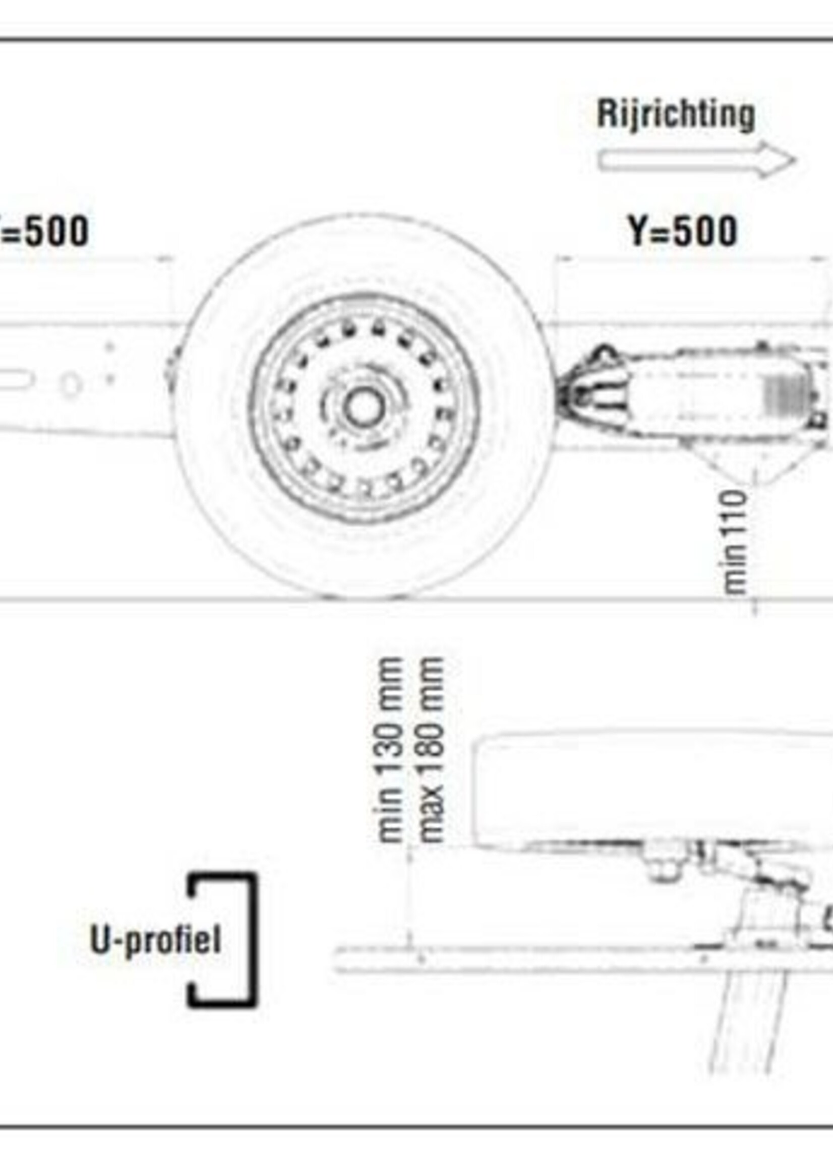 AL-KO ALKO Mammut M20 Enkelas Rangeersysteem | 	1730367