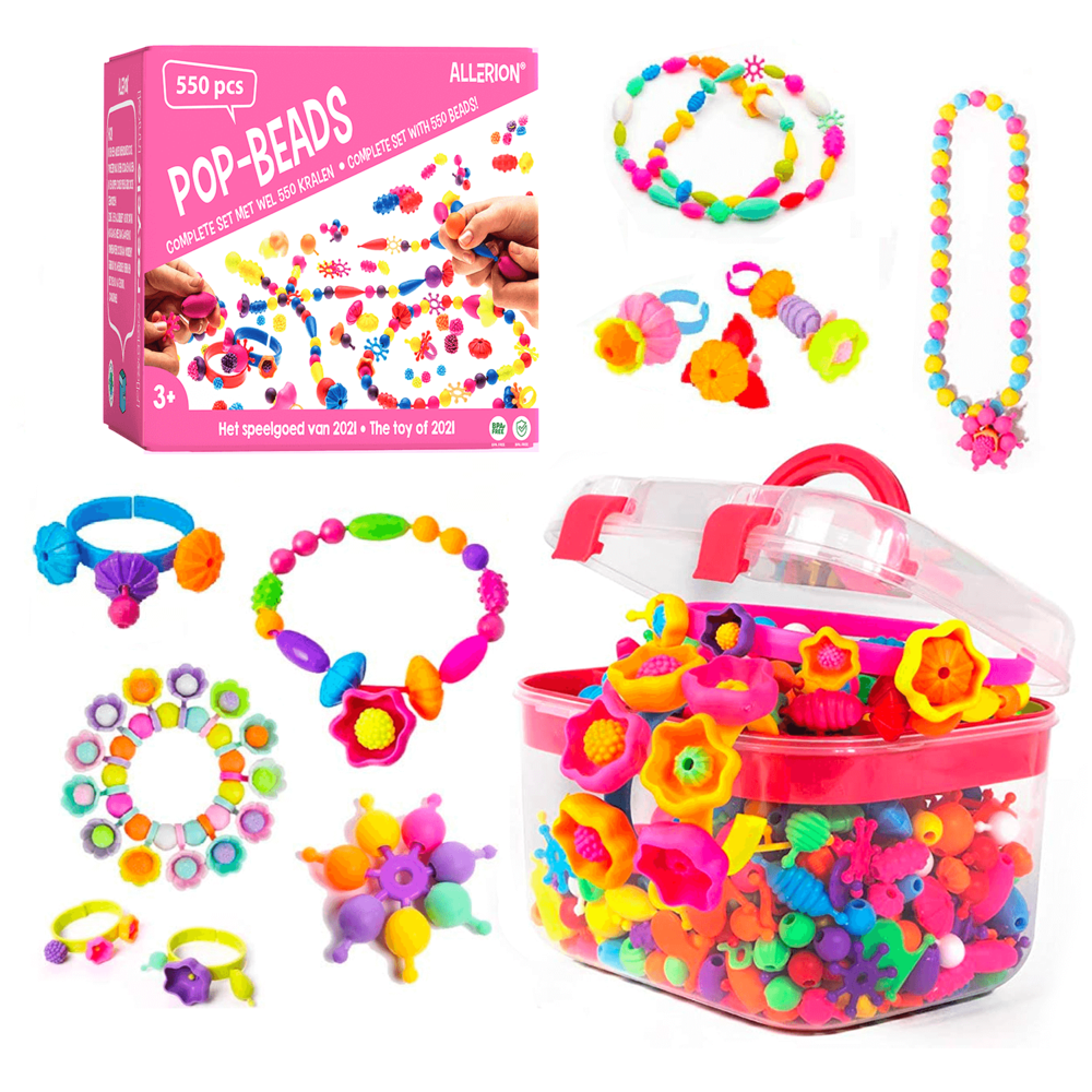 Snap Beads Set Klikkralen 500delig Allerion Allerion