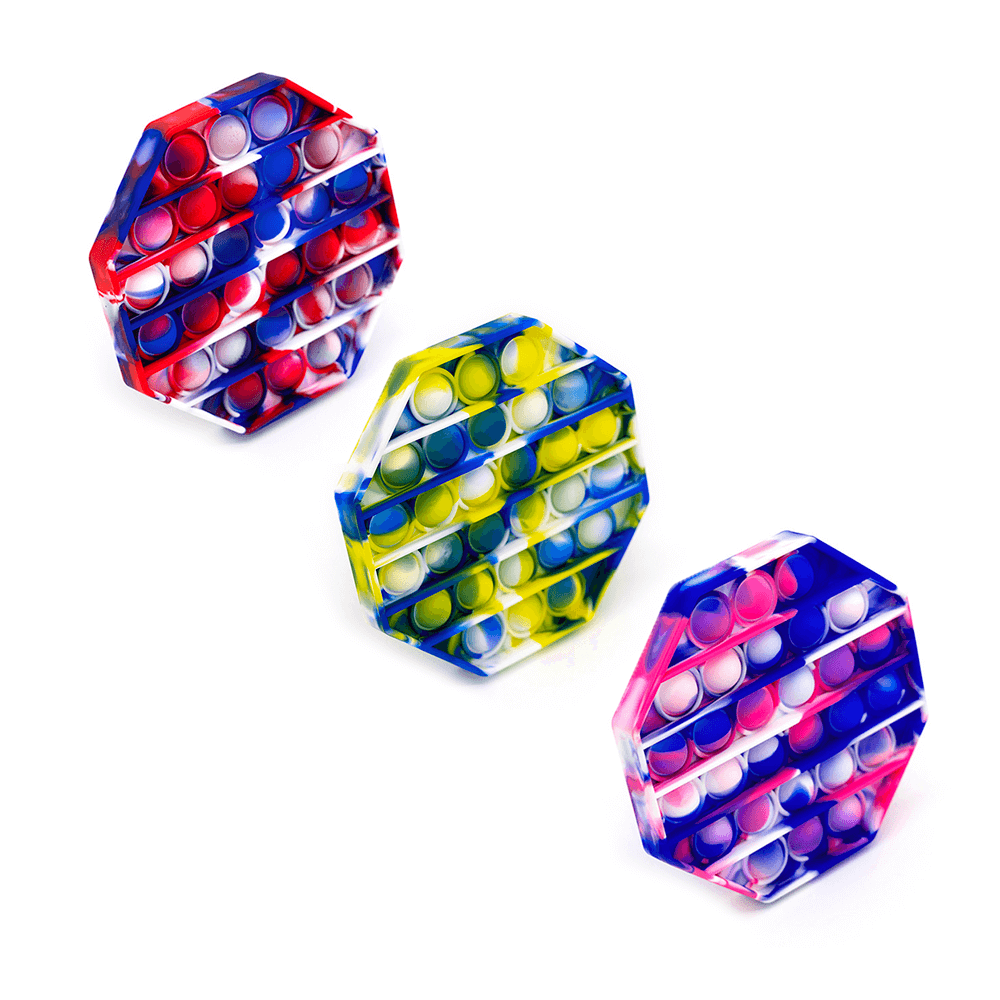 Fidget Toy Pop-It - Set van 3 stuks Tie Dye