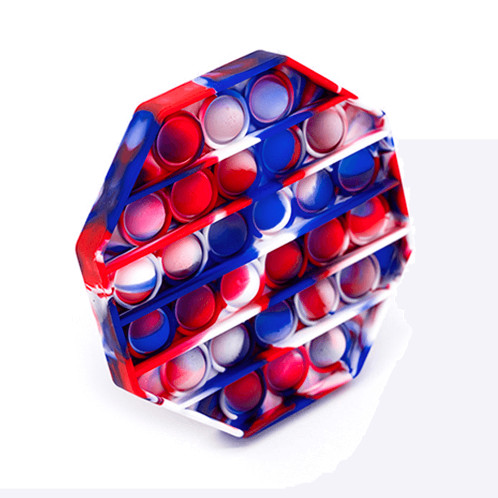 Fidget Toy Pop-It - Set van 3 stuks Tie Dye