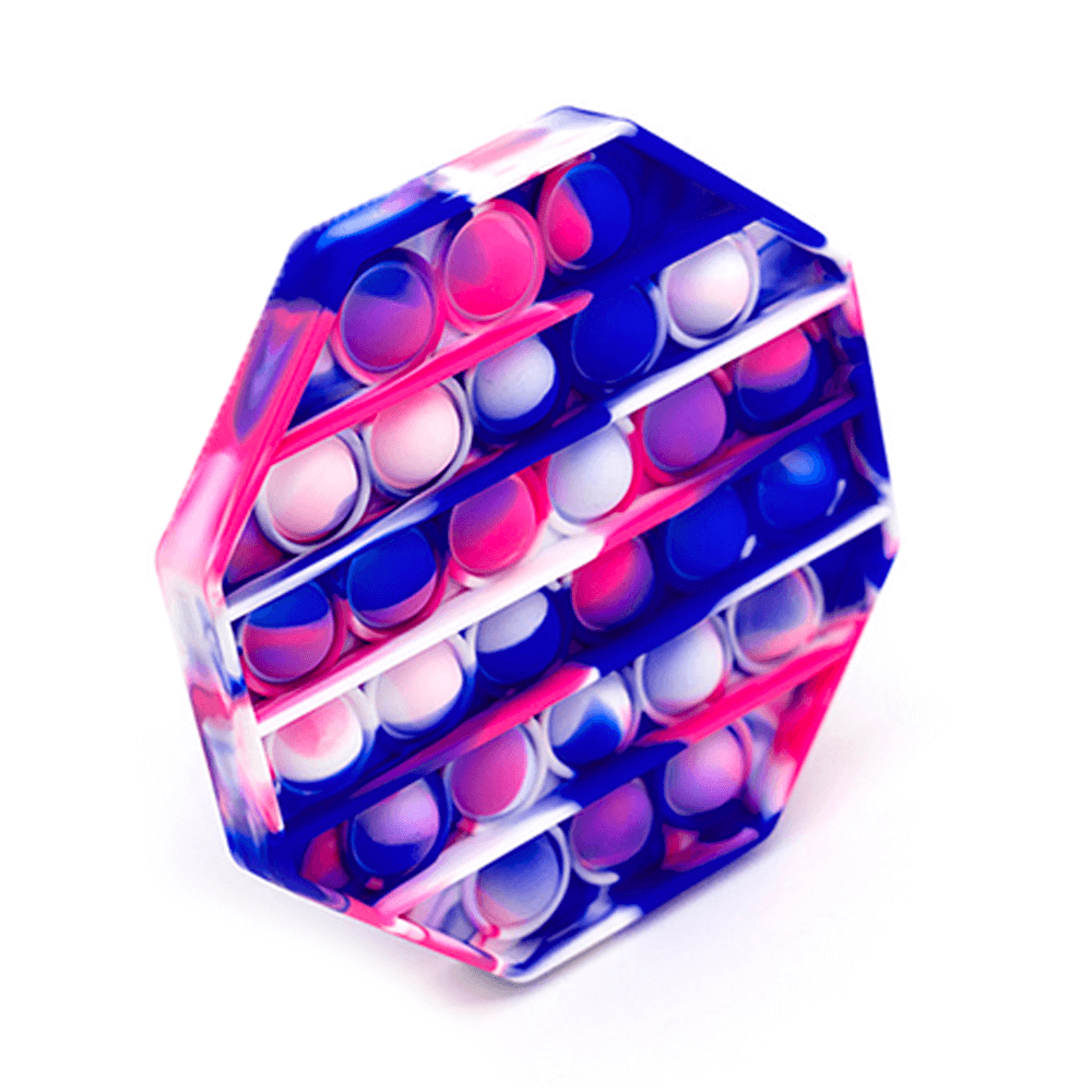 Fidget Toy Pop-It - Set van 3 stuks Tie Dye