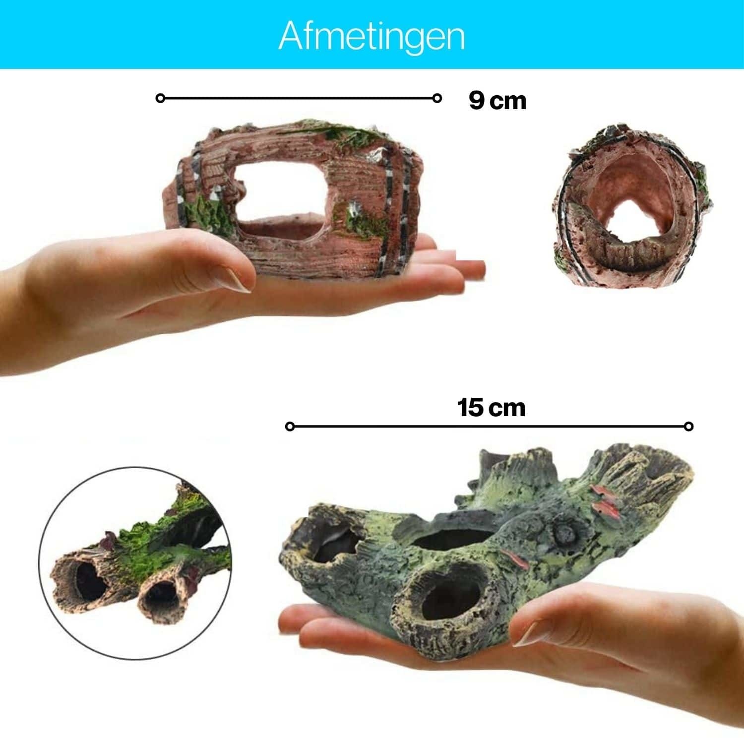 Aquarium Decoratie Set