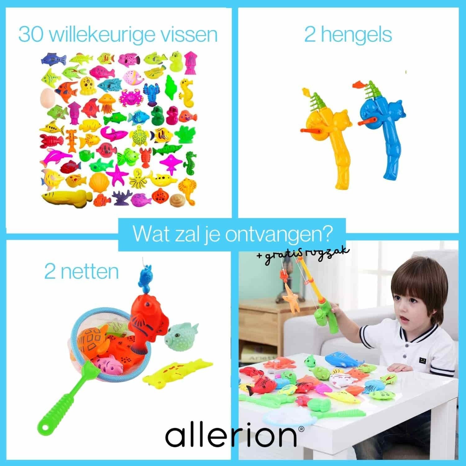 intern Klas Situatie Hengel Vissen Speelgoed Set - Allerion - Allerion