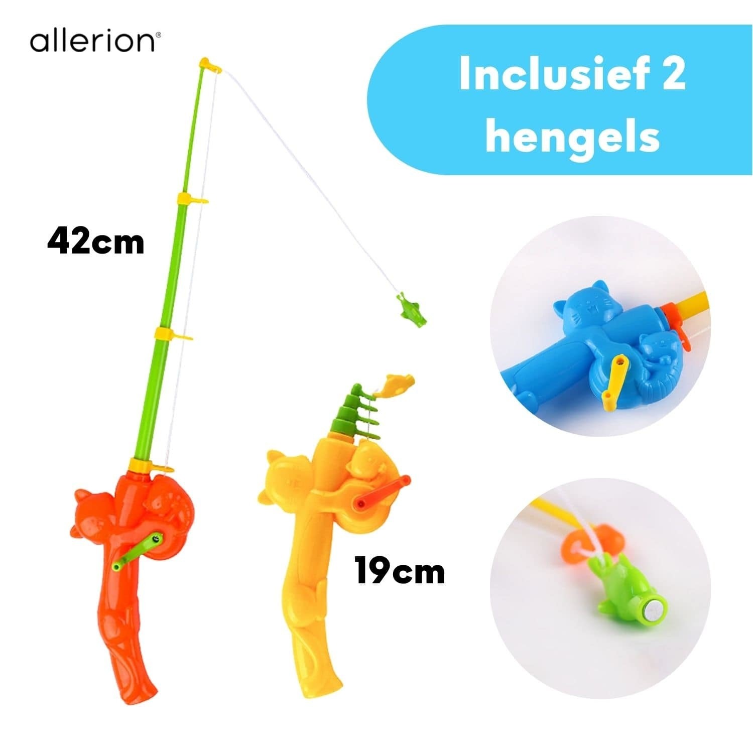 Eigenlijk Absurd vork Hengel Vissen Speelgoed Set - Allerion - Allerion