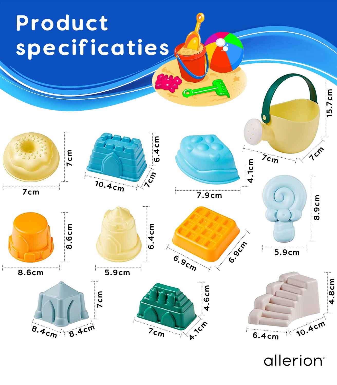 Zandspeelgoed Set van 29