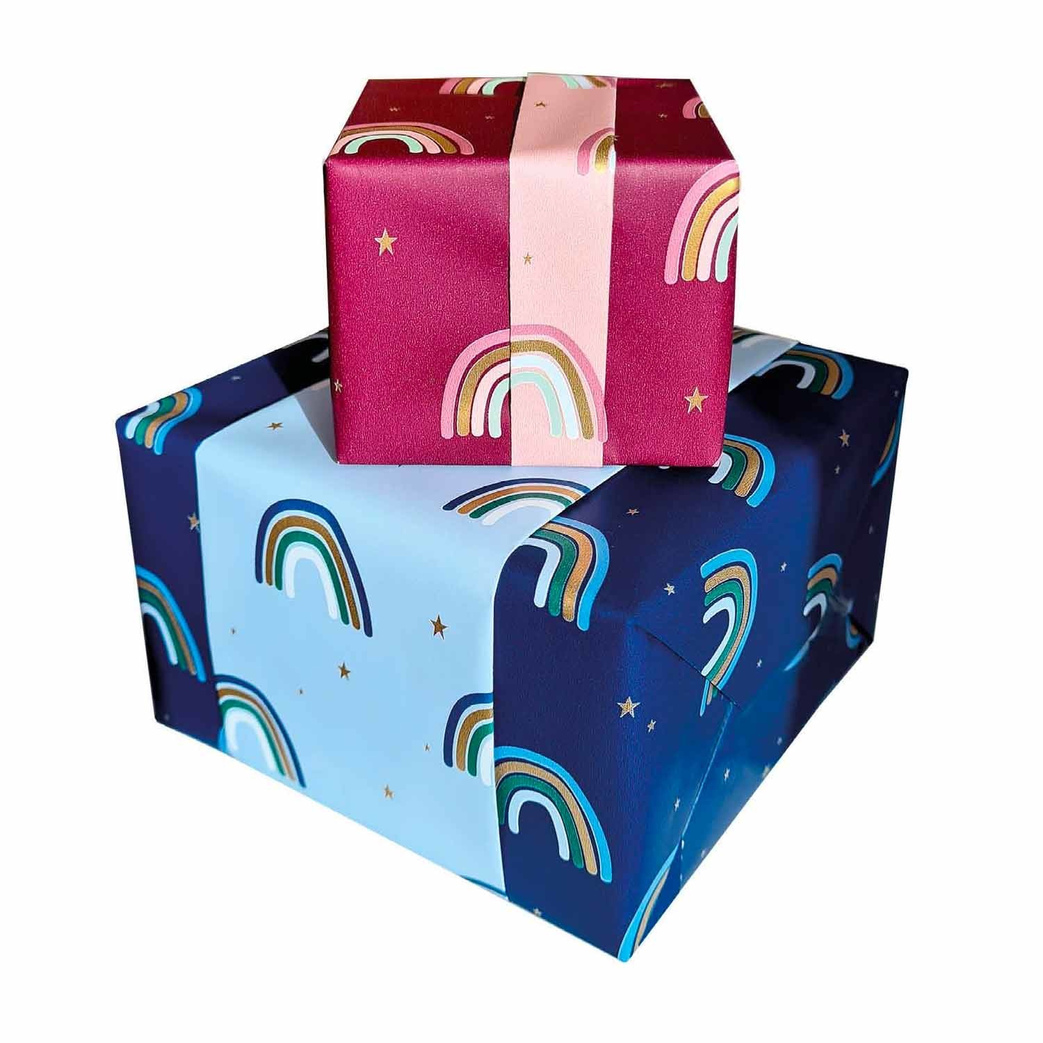 Cadeauverpakking – Blauwe Regenboog (1 artikel)