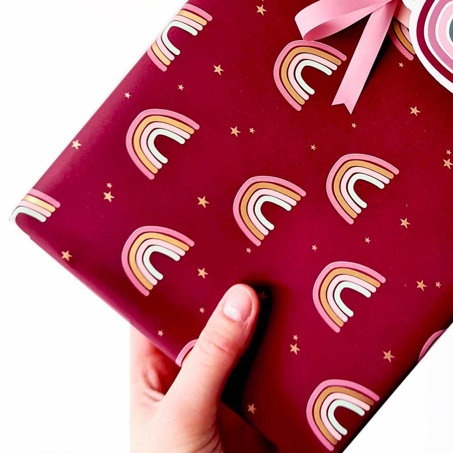Cadeauverpakking – Roze Regenboog (1 artikel)