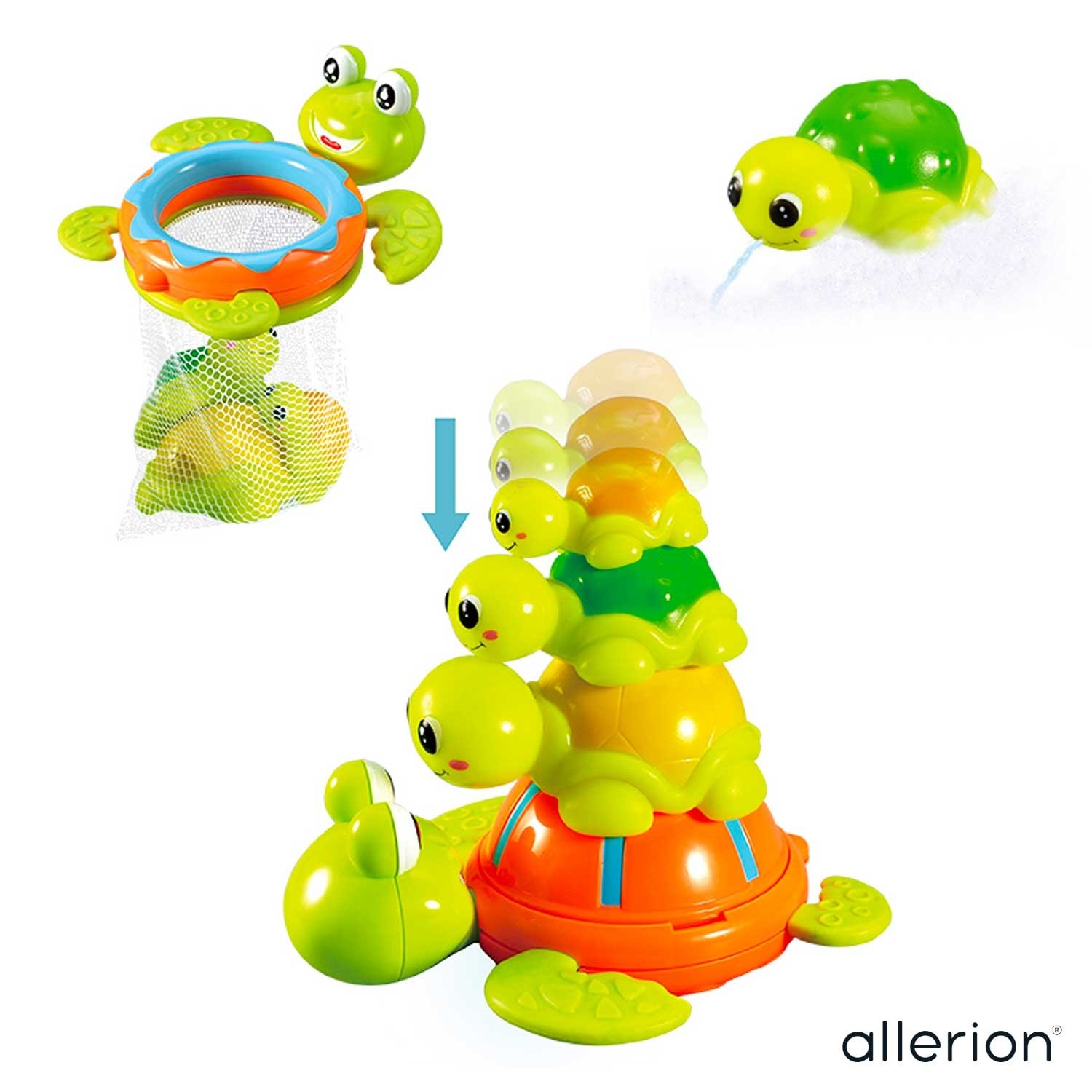 Schildpadden Badspeelgoed Set - - Allerion
