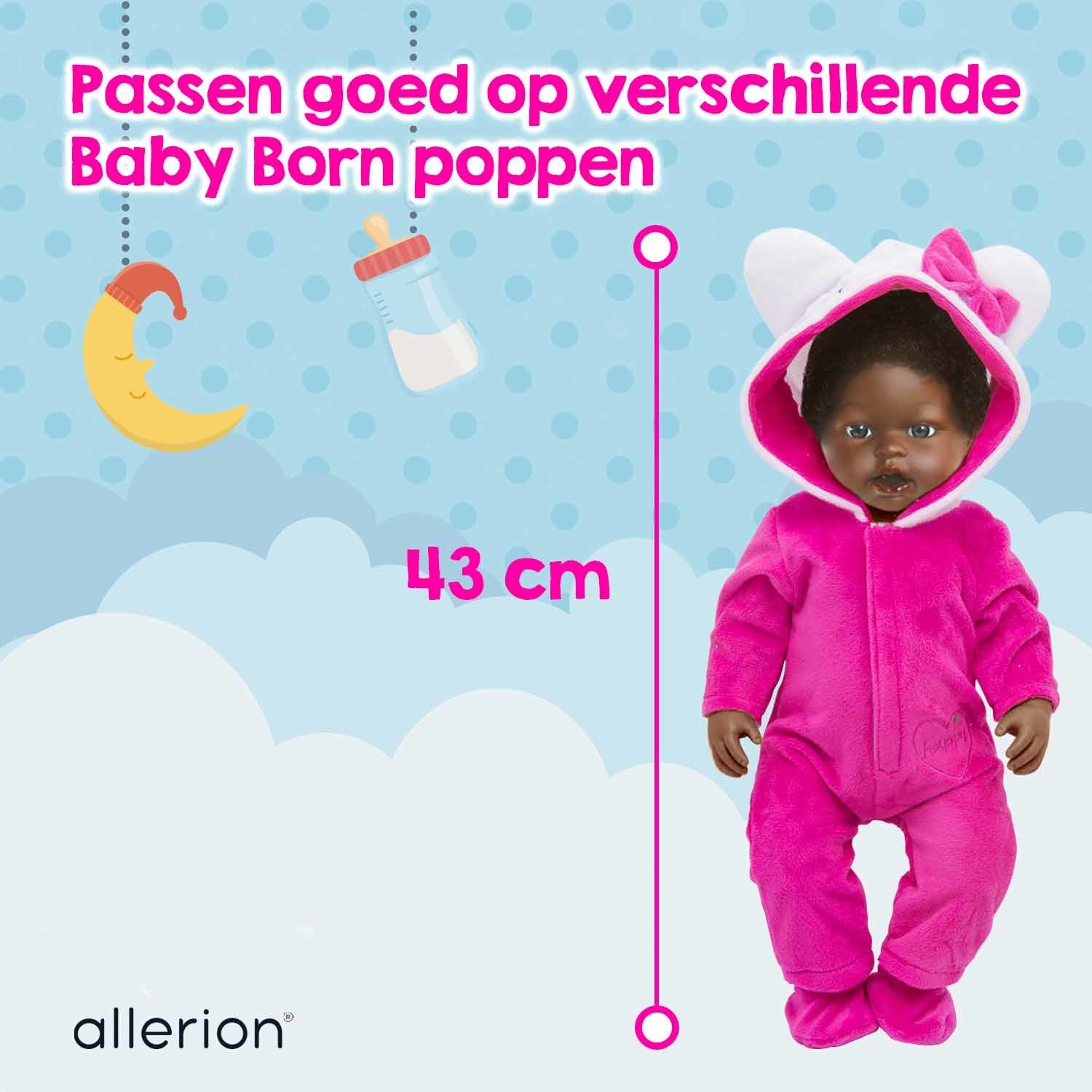 spons Renovatie Kalmerend Kleding Set geschikt voor Baby Born Poppen - Allerion - Allerion