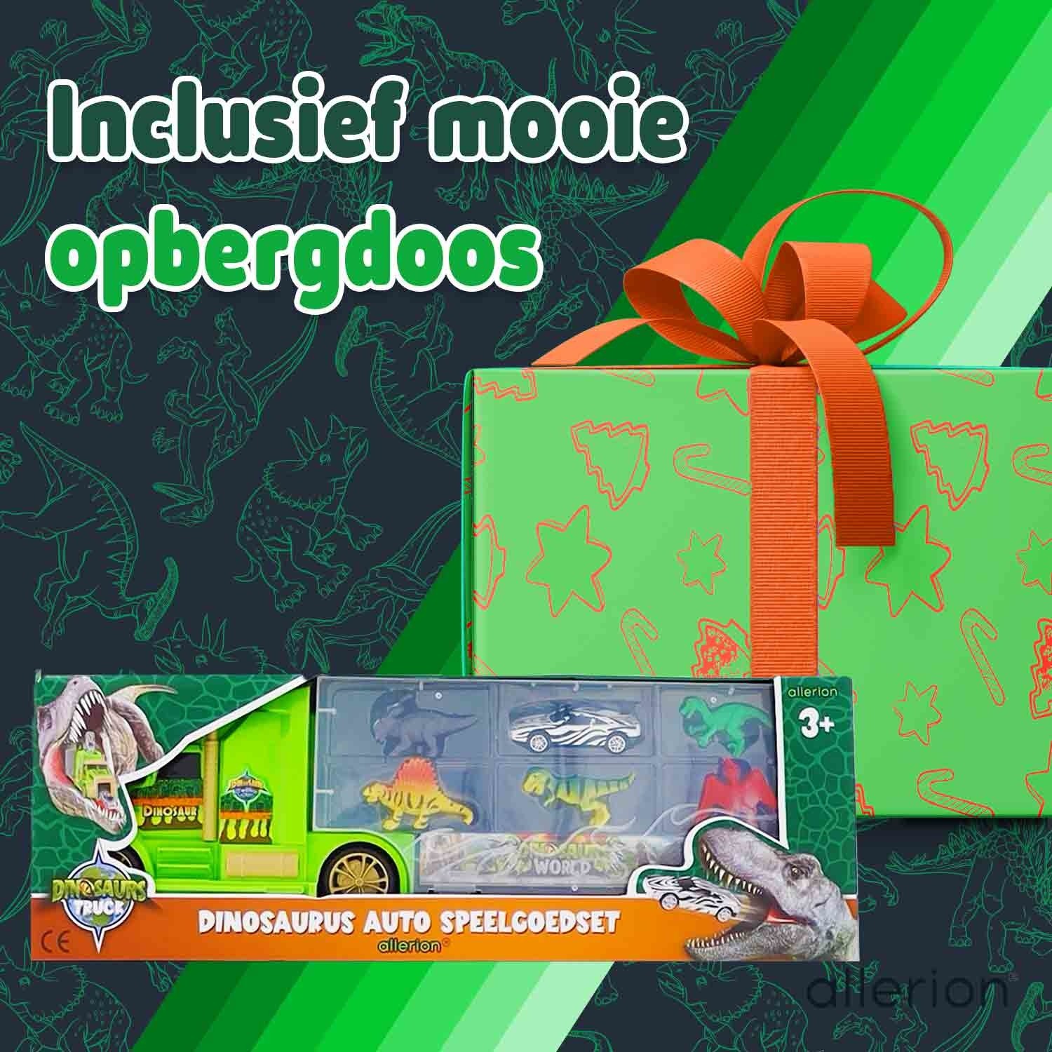 Dinosaurus Auto Speelgoedset