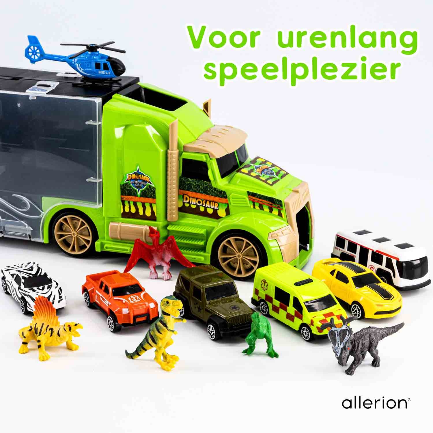 Dinosaurus Auto Speelgoedset
