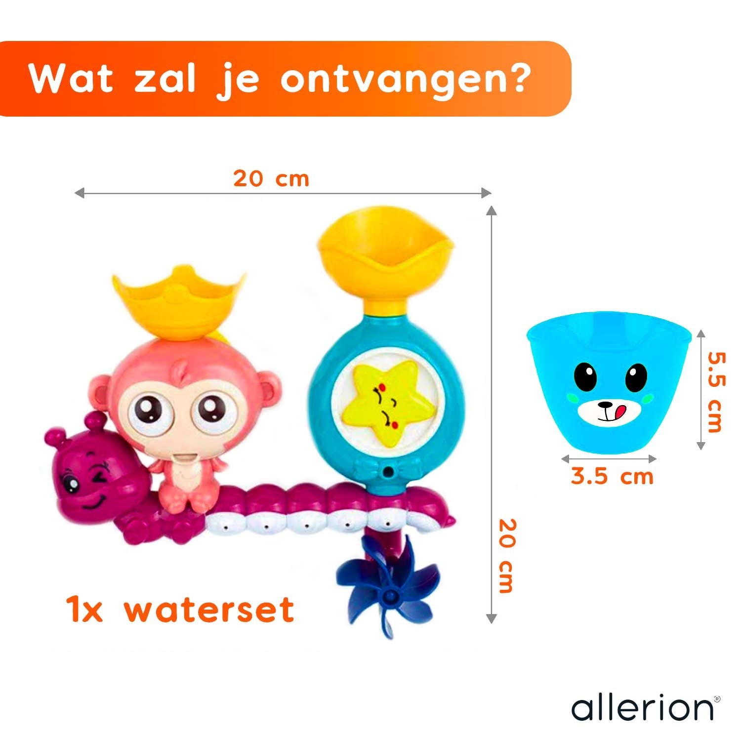 Badspeelgoed Fontein Aapje