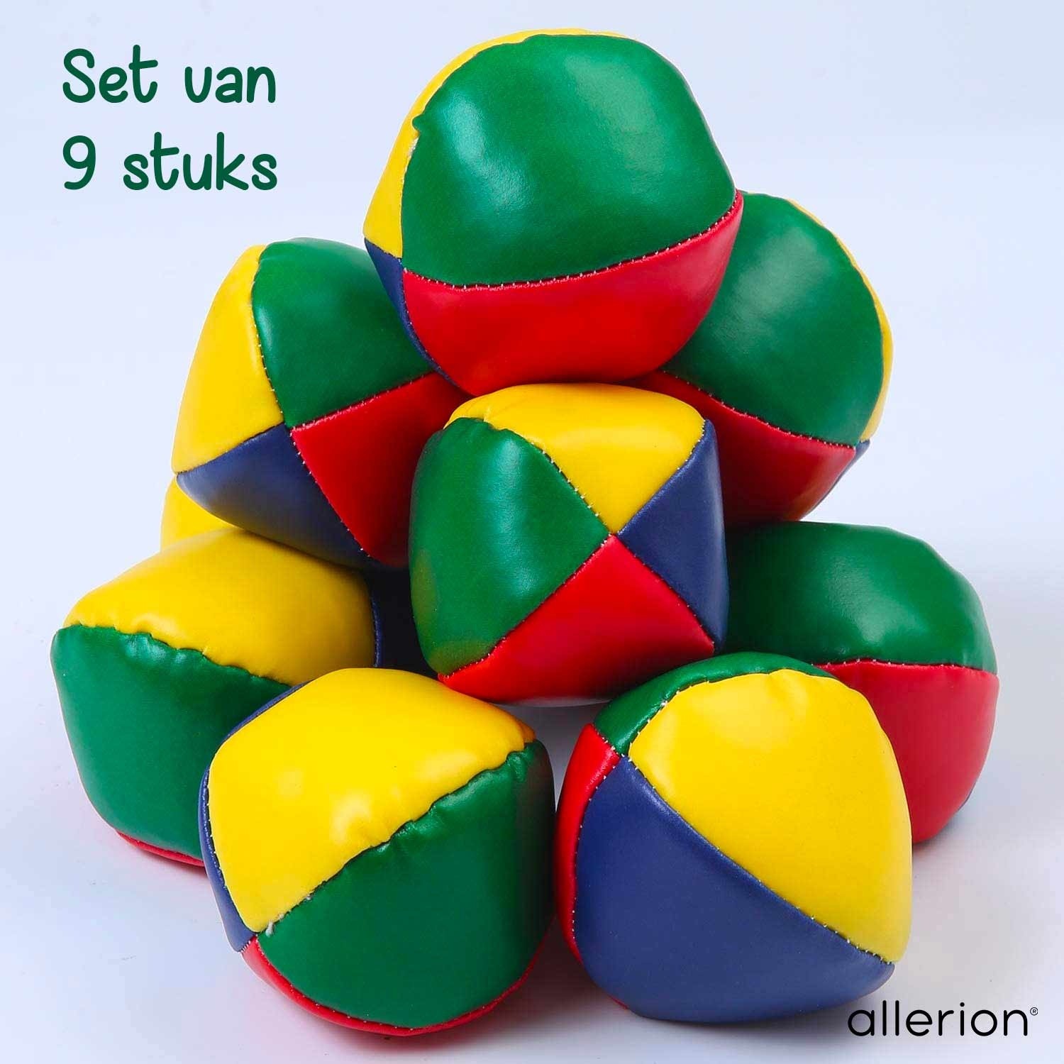 Jongleerballen set 9 stuks