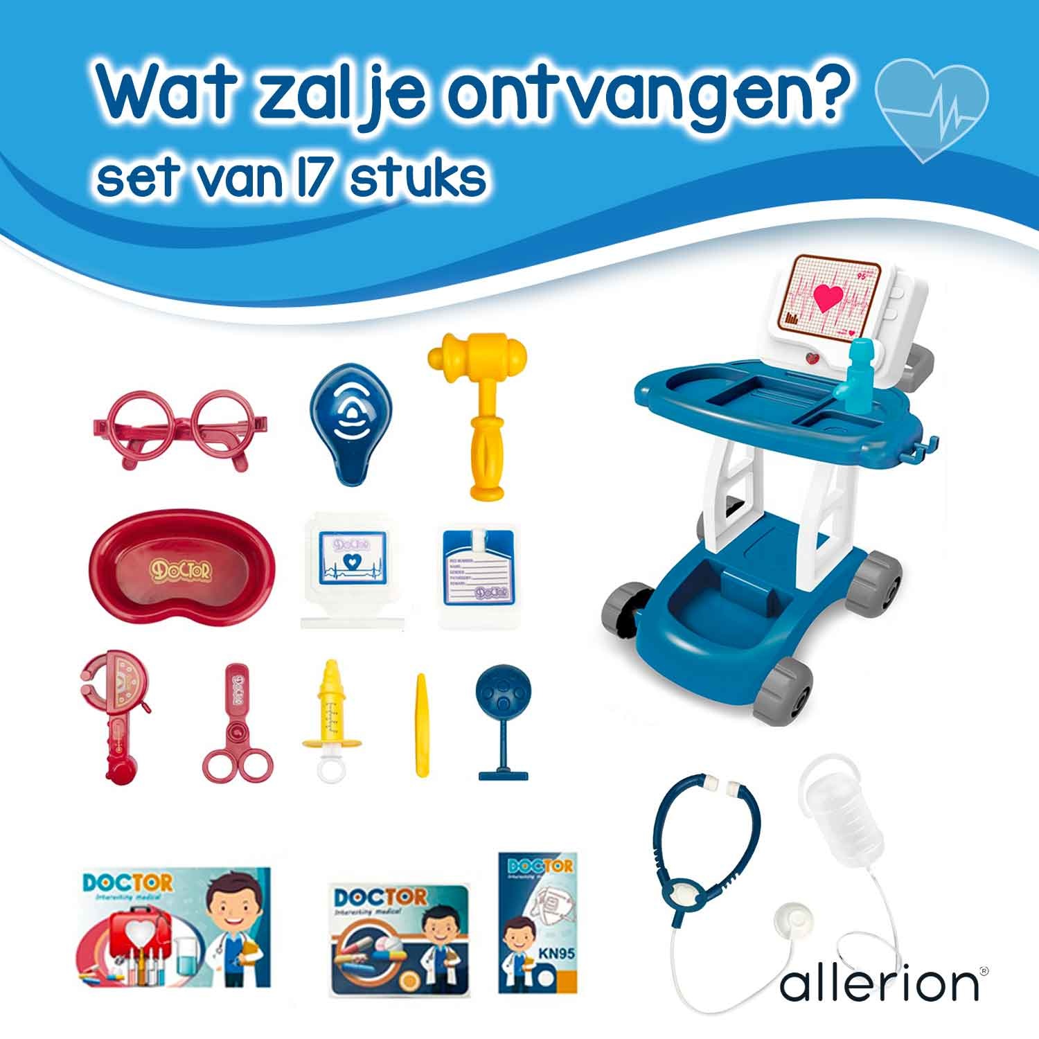 Dokter Speelgoed Set met Kar