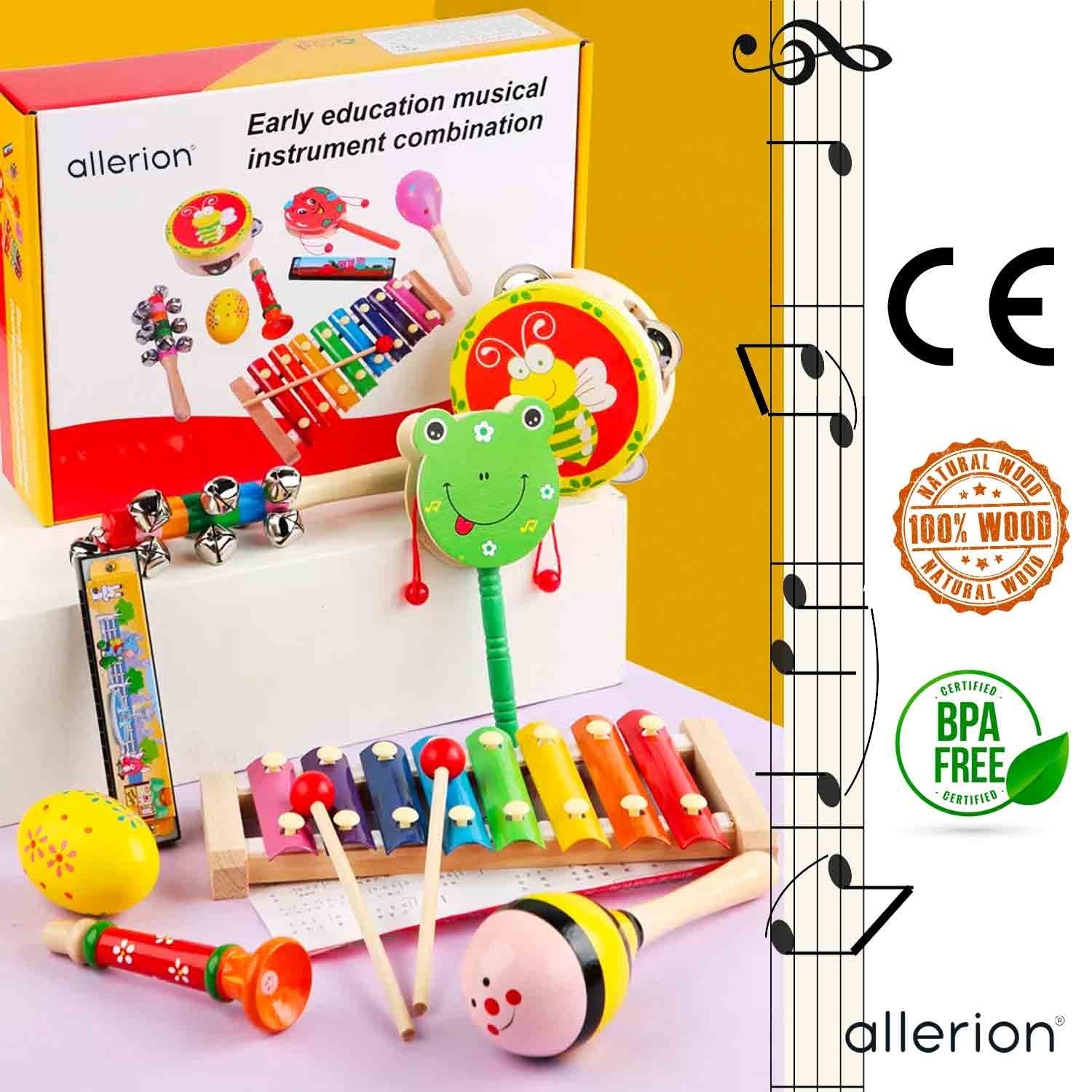 Allerion Houten Set - 8 Verschillende -