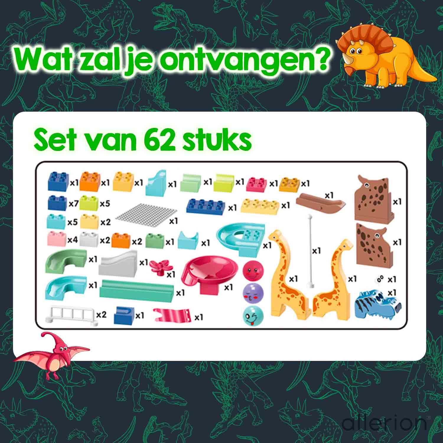 Knikkerbaan Dieren Set