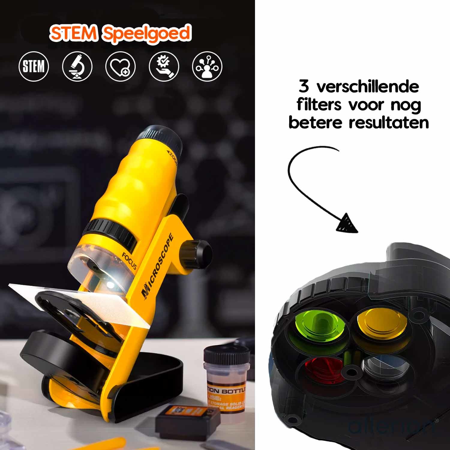 Microscoop Speelgoed Set