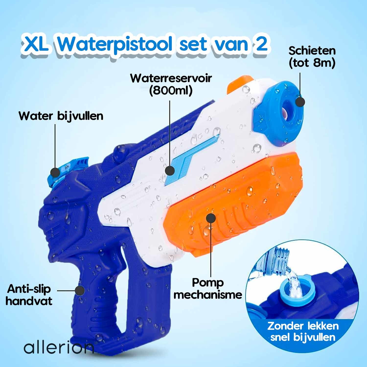 Waterpistool 2 stuks
