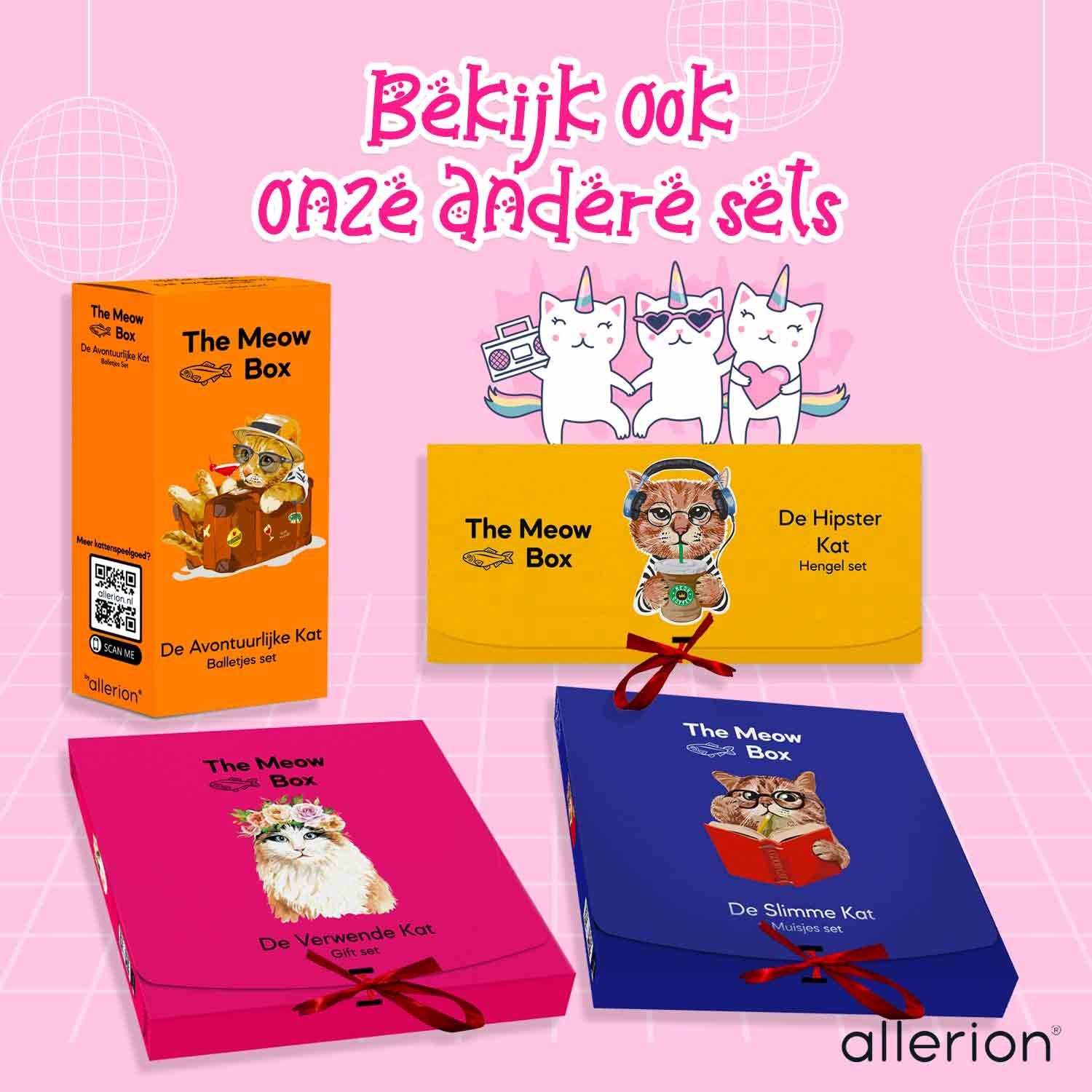 Kattenspeelgoed Balletjes Plastic set - 42 st