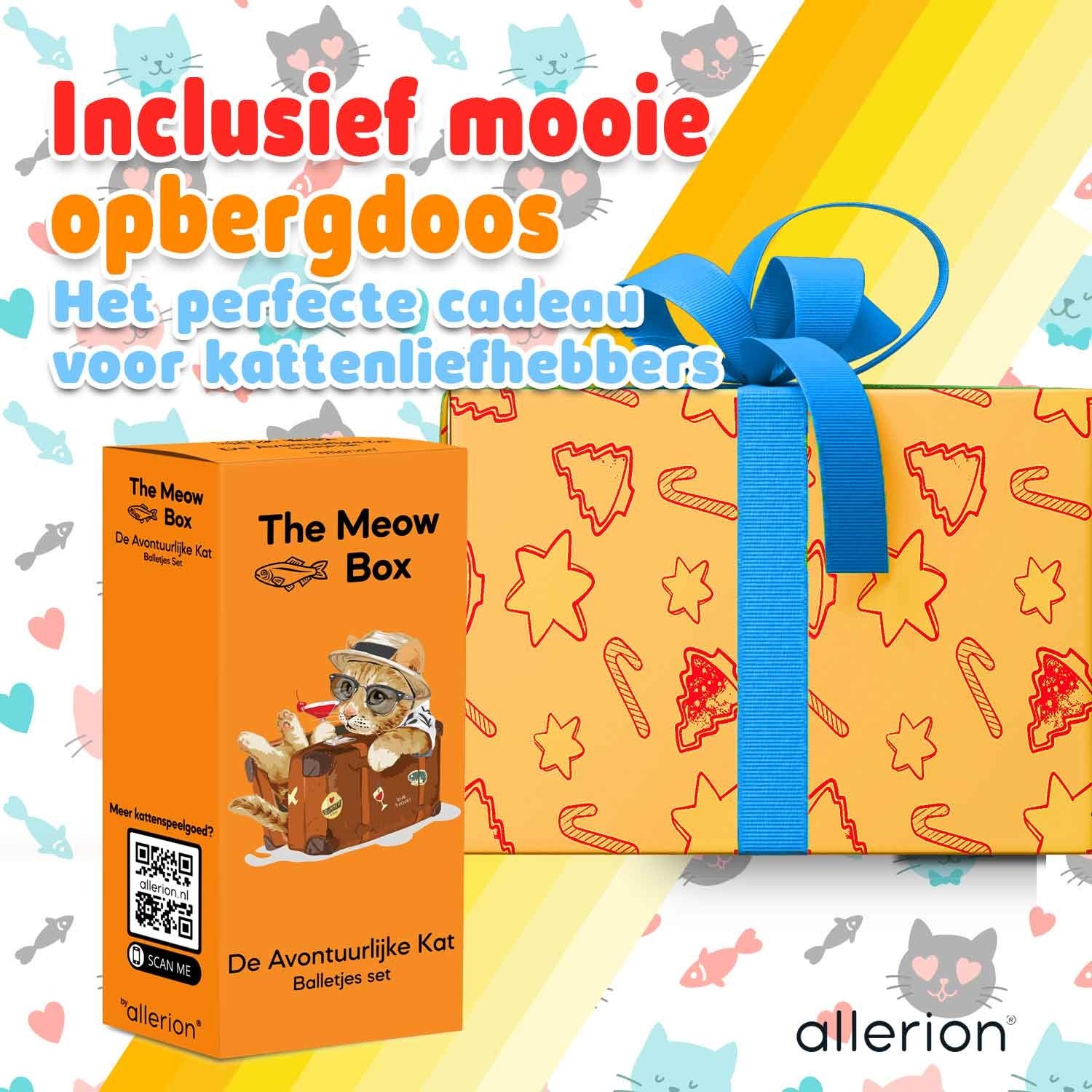 Kattenspeelgoed Balletjes Plastic set - 42 st