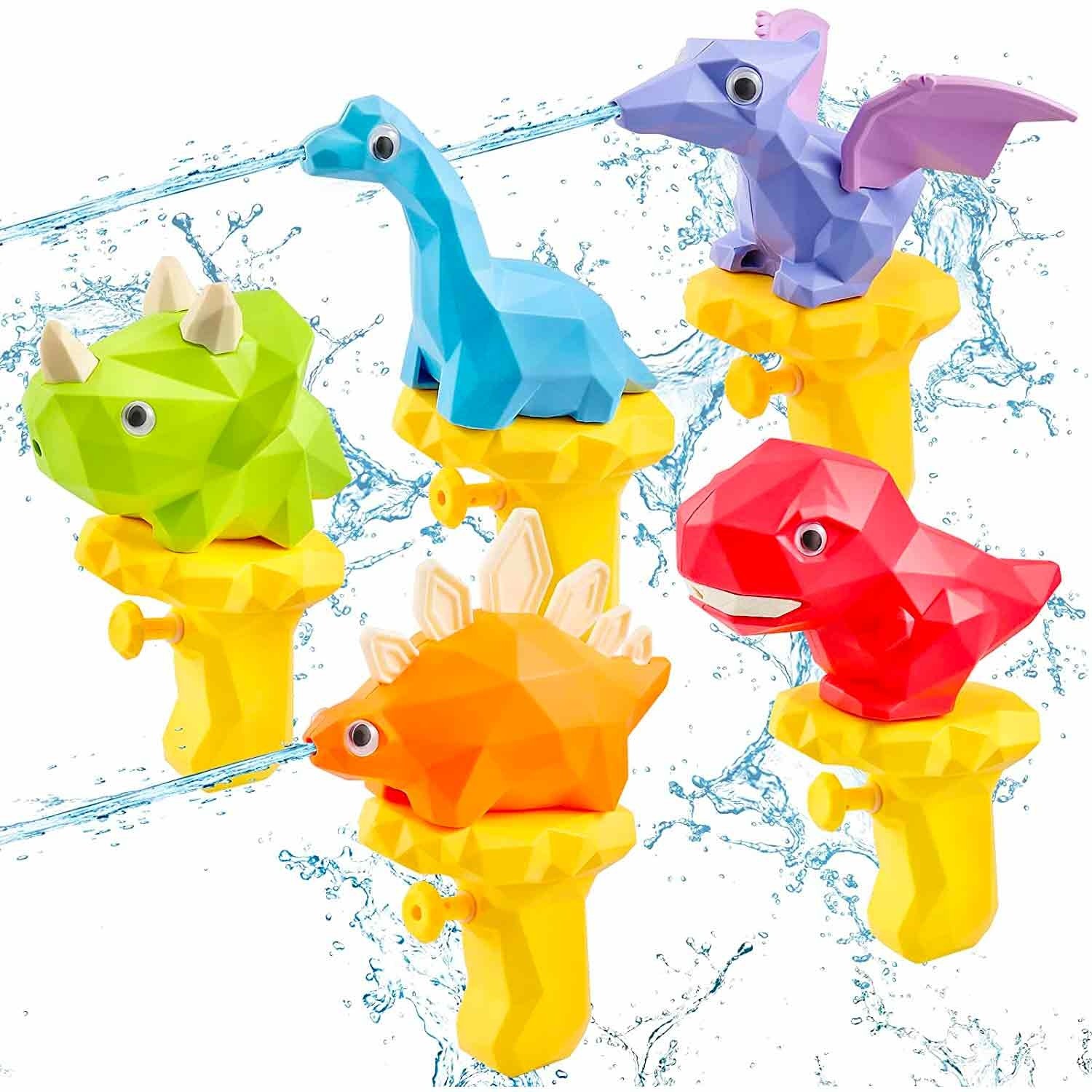 Badspeelgoed Spuitende dino's