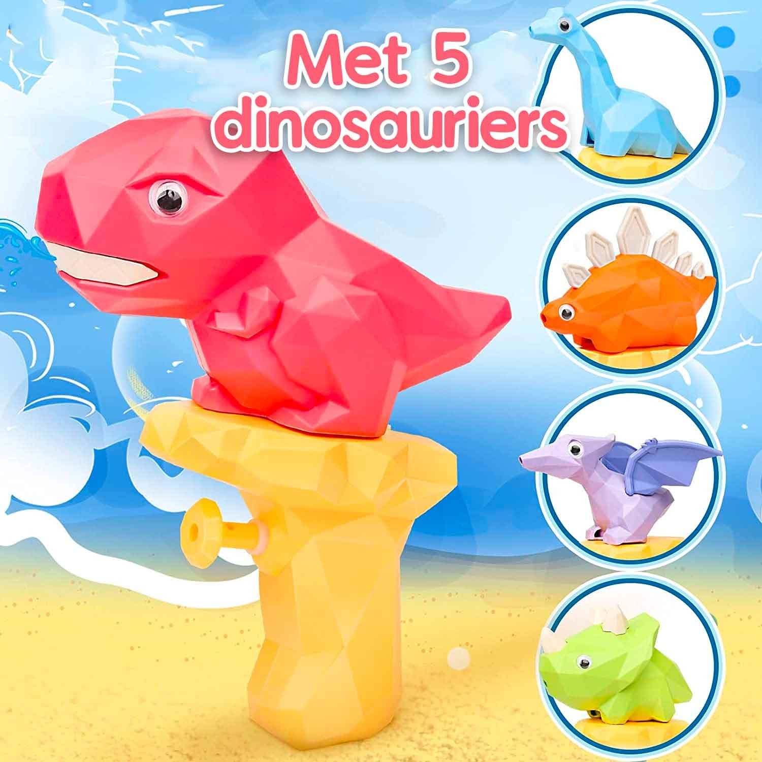 Badspeelgoed Spuitende dino's