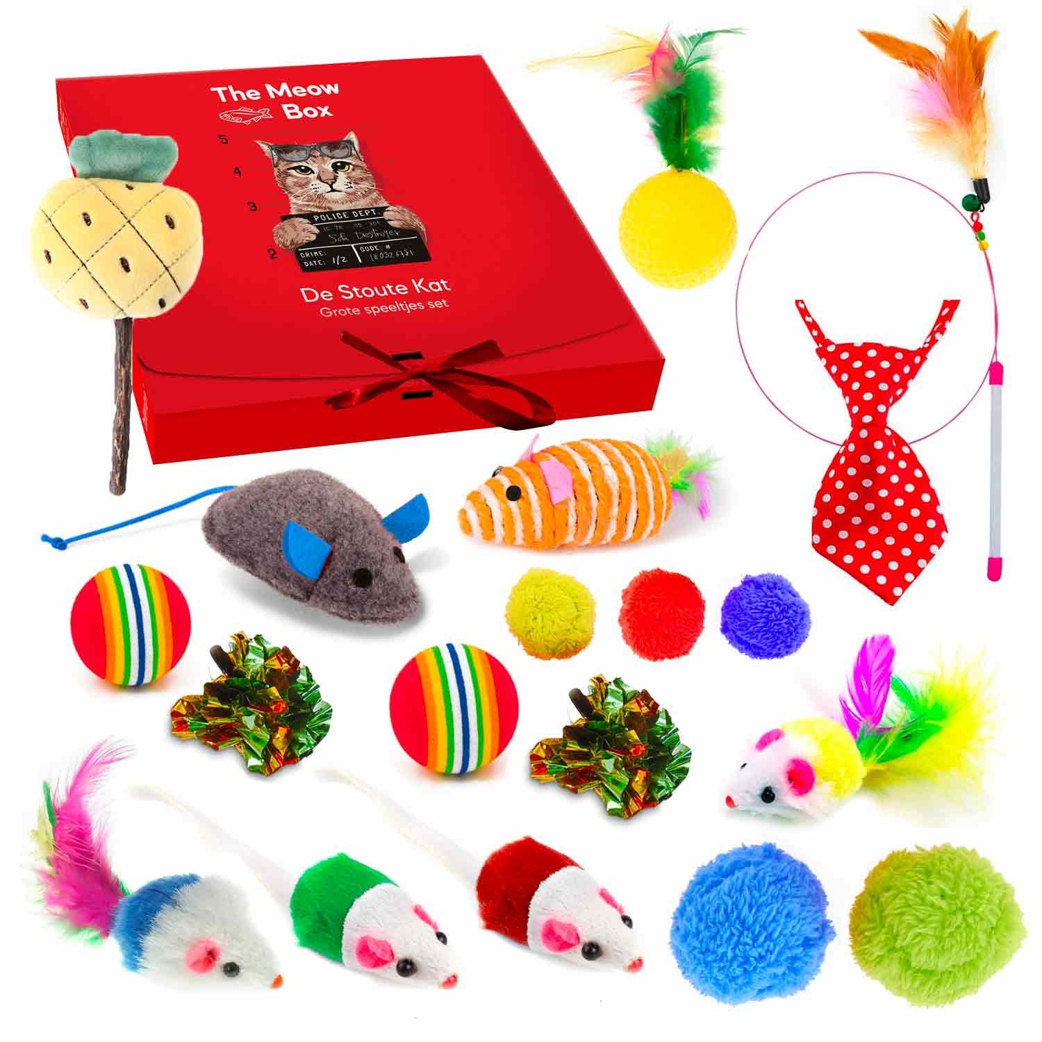 Kattenspeelgoed Set - 20st