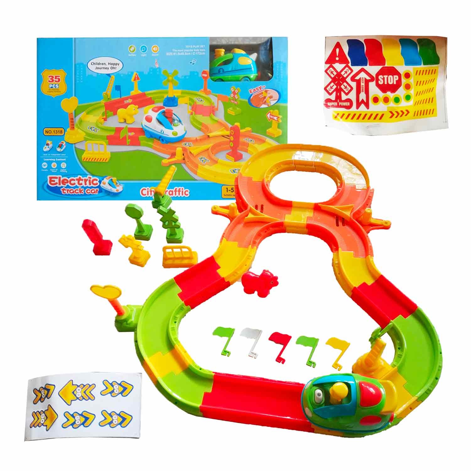 Racebaan Rainbow Peuters