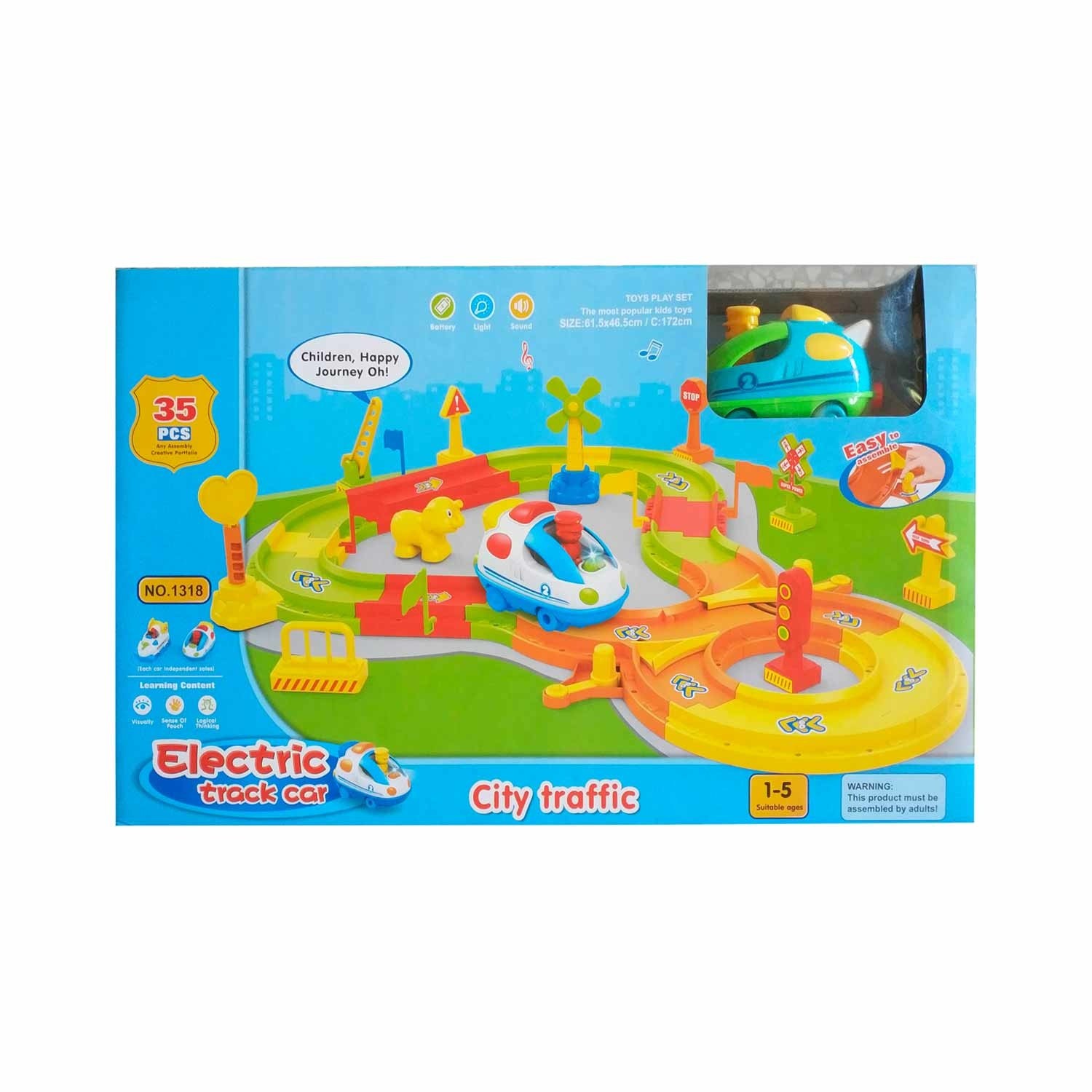 Racebaan Rainbow Peuters