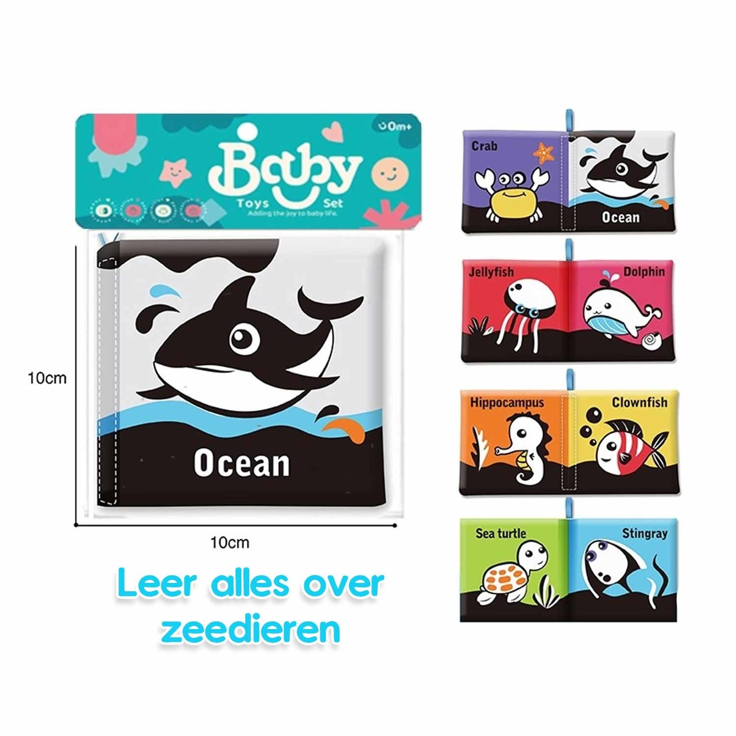 Baby zachte boekjes set mini
