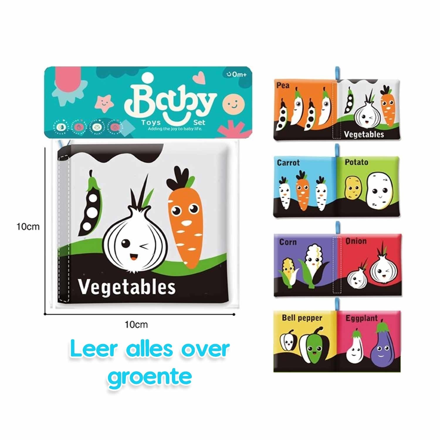 Baby zachte boekjes set mini