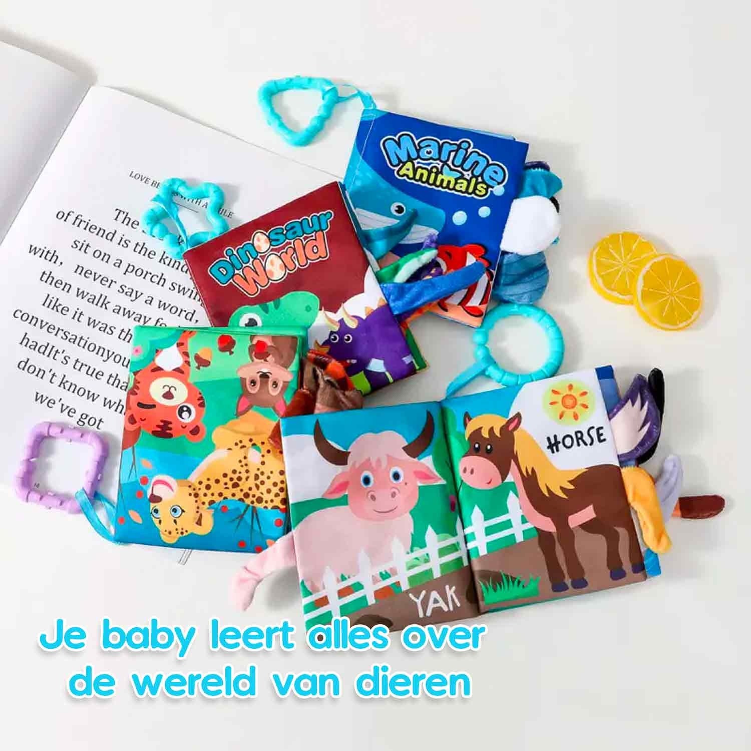 Baby zachte boekjes set