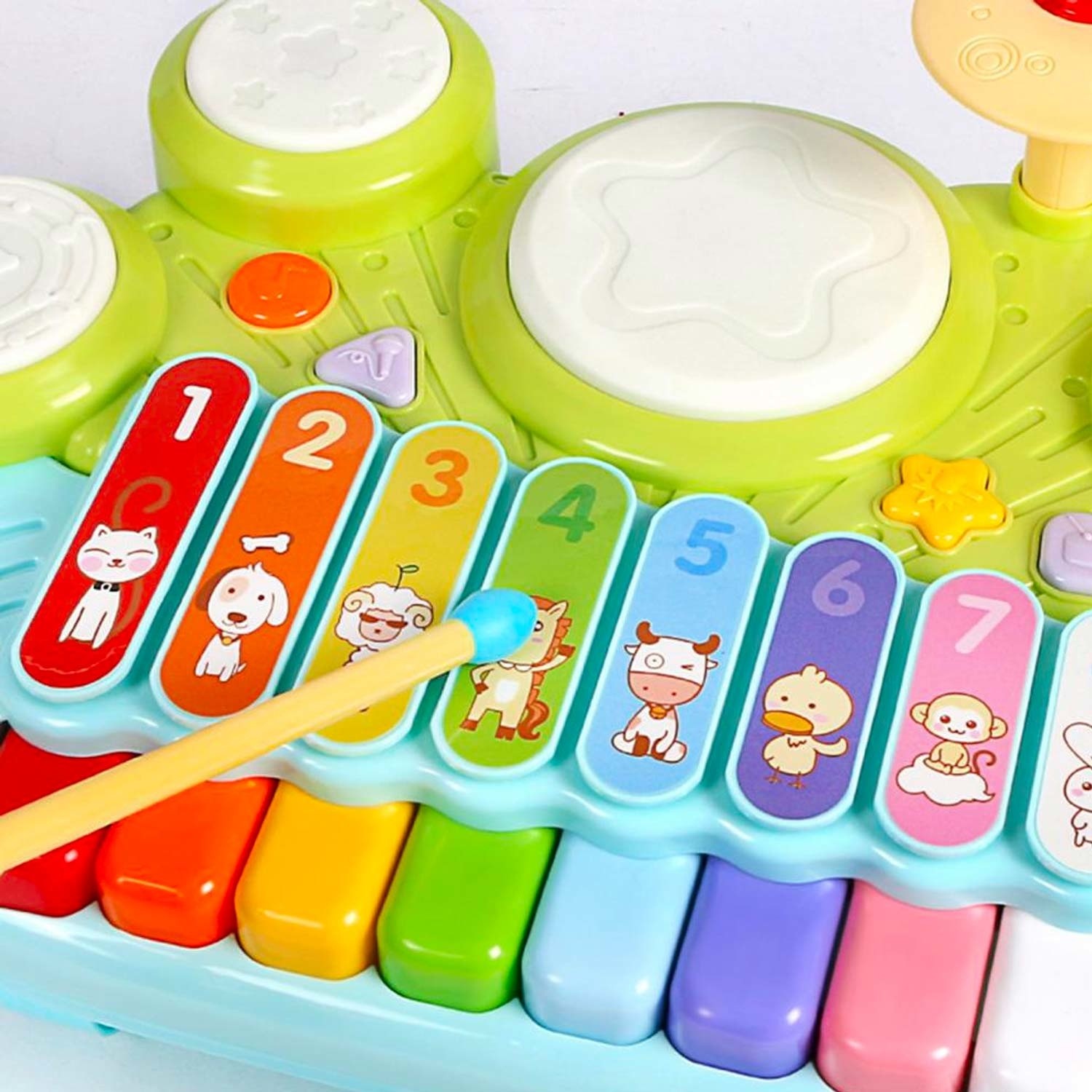 Baby Piano Drum Set