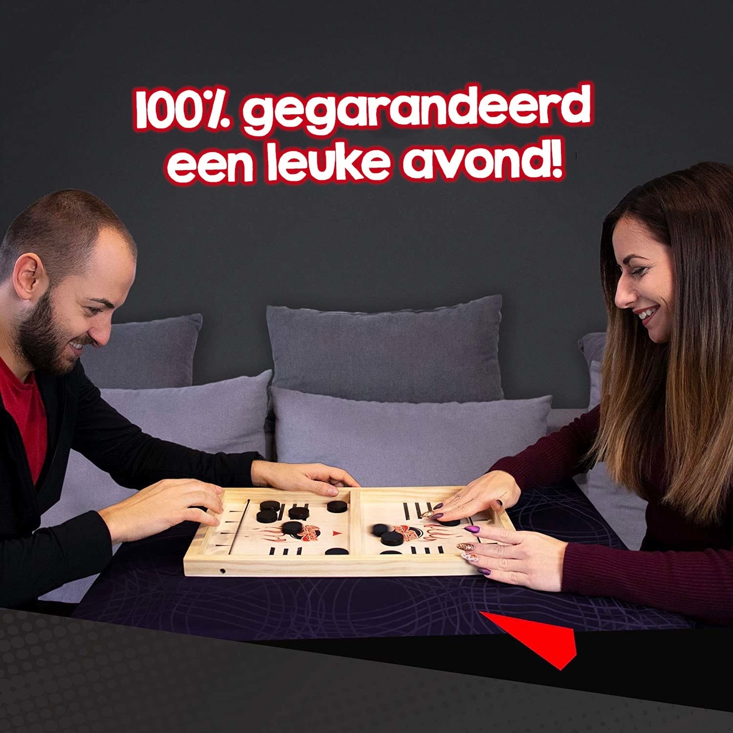 Houten Sling Puck Spel