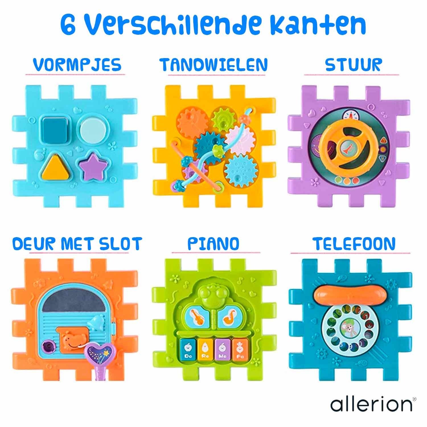 Activiteitenkubus 6-in-1 Speelgoed - Tweedekansje