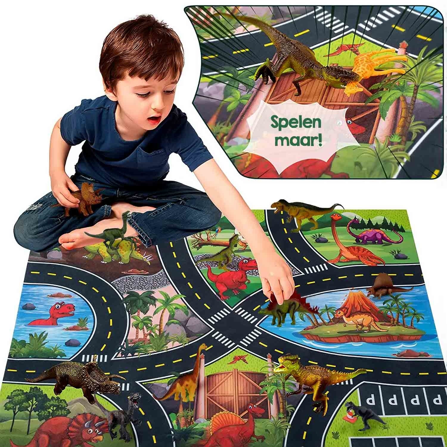 Dinosaurus Speelmat Set - Tweedekansje