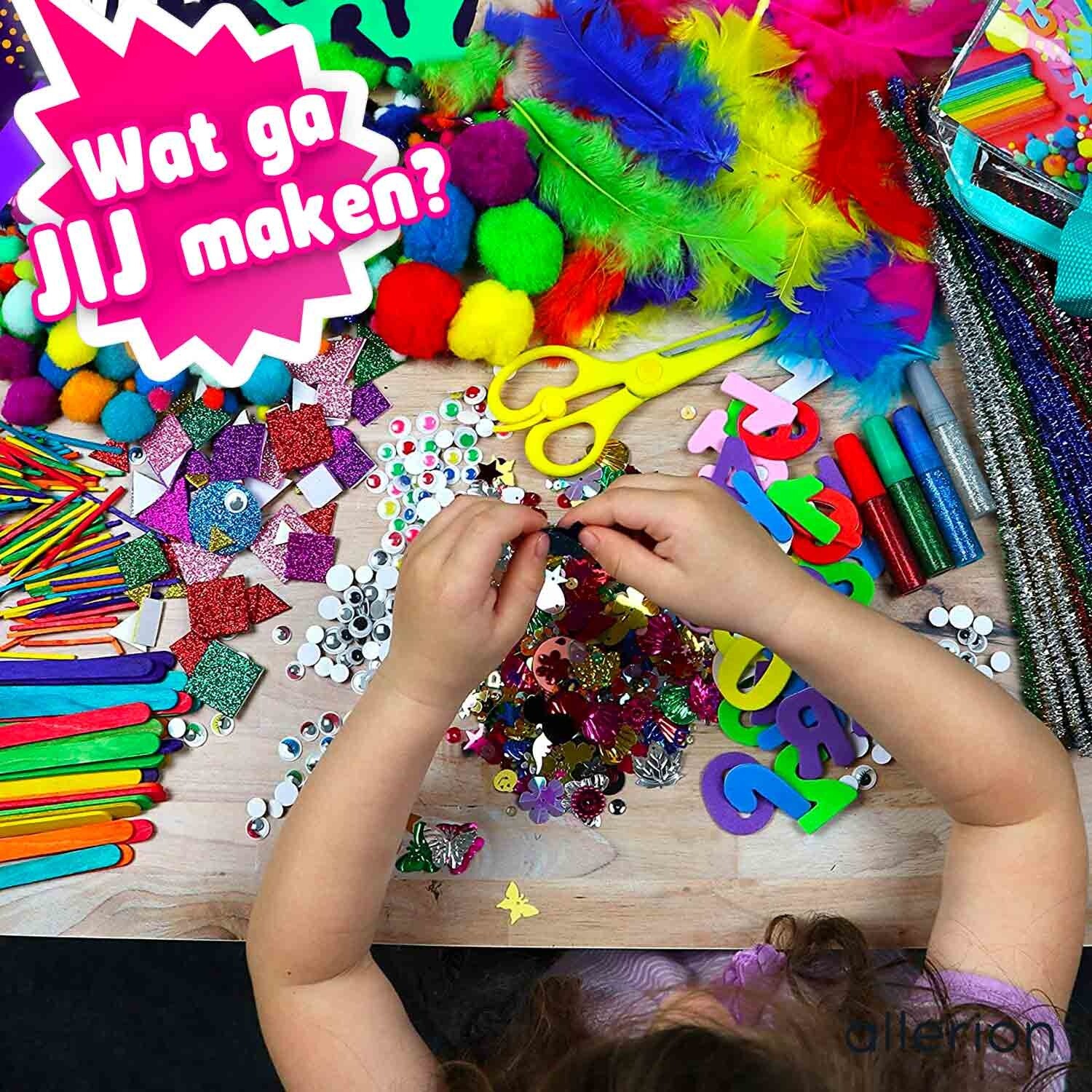 Knutselkoffer Unicorn Glitter XXL